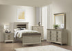 Youth Loudon Twin Platform Bed in Champagne Metallic B1515T-1 - LasVegasFurnitureOnline.com