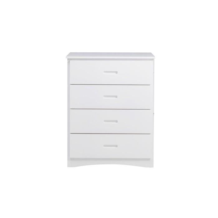 Galen 4 Drawer Chest in White B2053W-9 - LasVegasFurnitureOnline.com
