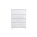 Galen 4 Drawer Chest in White B2053W-9 - LasVegasFurnitureOnline.com
