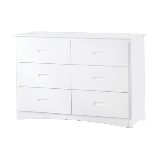 Galen 6 Drawer Dresser in White B2053W-5 - LasVegasFurnitureOnline.com
