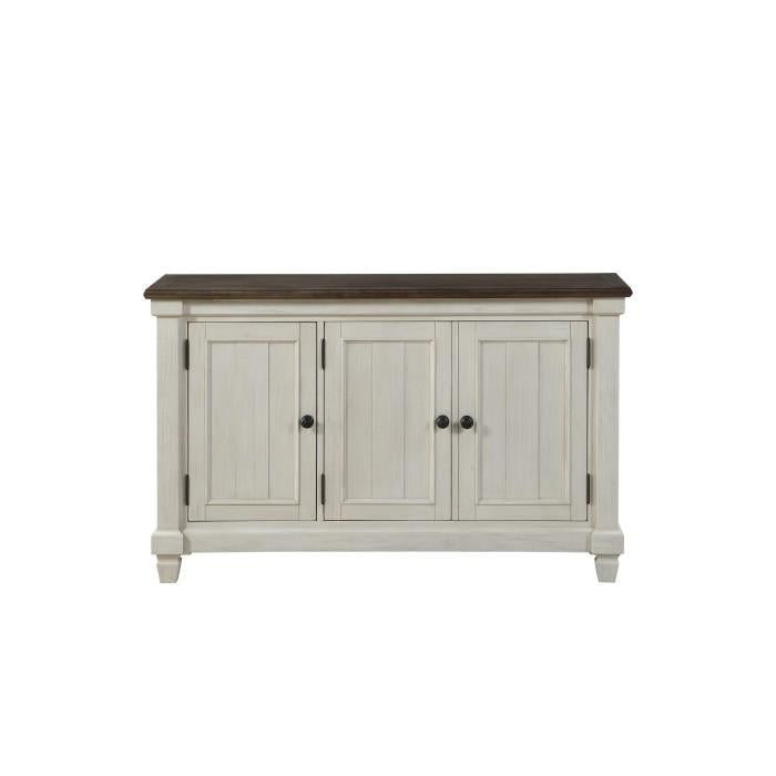 Granby Server in White & Brown 5627NW-40 - LasVegasFurnitureOnline.com