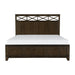 Griggs Queen Panel Bed in Dark Brown 1669-1 - LasVegasFurnitureOnline.com