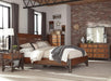 Holverson King Platform Bed in Rustic Brown & Gunmetal 1715K-1EK - LasVegasFurnitureOnline.com