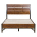 Holverson King Platform Bed in Rustic Brown & Gunmetal 1715K-1EK - LasVegasFurnitureOnline.com