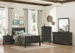 Mayville Twin Sleigh Bed in Gray 2147TSG-1 - LasVegasFurnitureOnline.com