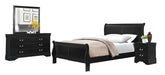 Mayville Queen Sleigh Bed in Black 2147BK-1 - LasVegasFurnitureOnline.com