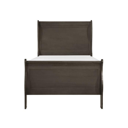 Mayville Twin Sleigh Bed in Gray 2147TSG-1 - LasVegasFurnitureOnline.com