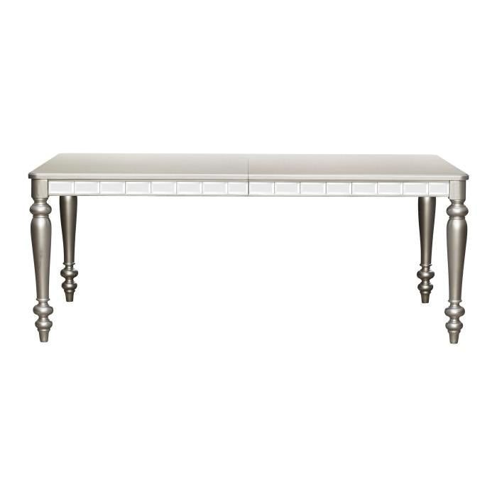 Orsina Dining Table in Silver 5477N-96 - LasVegasFurnitureOnline.com