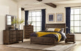 Parnell Queen Panel Bed in Rustic Cherry 1648-1 - LasVegasFurnitureOnline.com