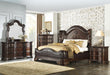 Royal Highlands King Upholstered Panel Bed in Rich Cherry 1603K-1EK - LasVegasFurnitureOnline.com