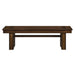 Sedley 58"Bench in Walnut 5415RF-13 - LasVegasFurnitureOnline.com