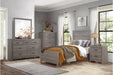 Waldorf Queen Panel Bed in Dark Gray 1902-1 - LasVegasFurnitureOnline.com