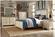 Weaver Queen Panel Bed in Antique White 1626-1 - LasVegasFurnitureOnline.com