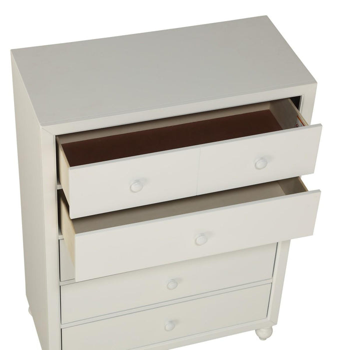 Wellsummer 6 Drawer Dresser in White 1803W-5 - LasVegasFurnitureOnline.com