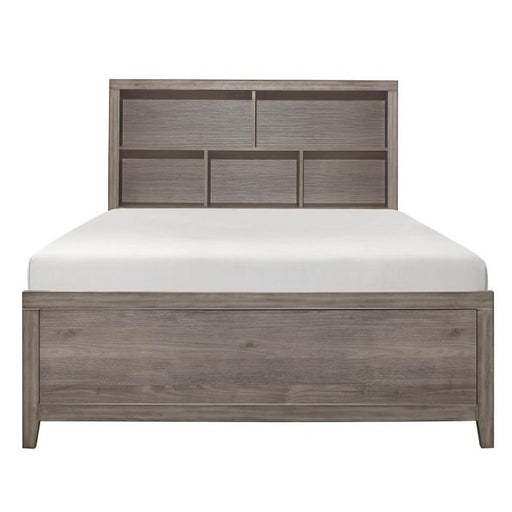 Woodrow Full Platform Bed in Gray 2042NBF-1 - LasVegasFurnitureOnline.com