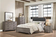 Woodrow Queen Panel Bed in Gray 2042-1 - LasVegasFurnitureOnline.com