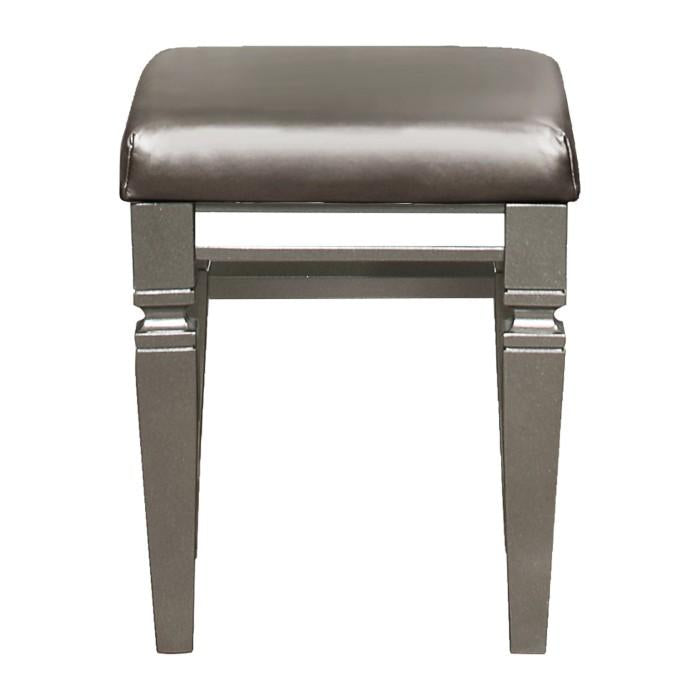 Tamsin Queen Upholstered Storage Bed in Silver Grey Metallic 1616-1 - LasVegasFurnitureOnline.com