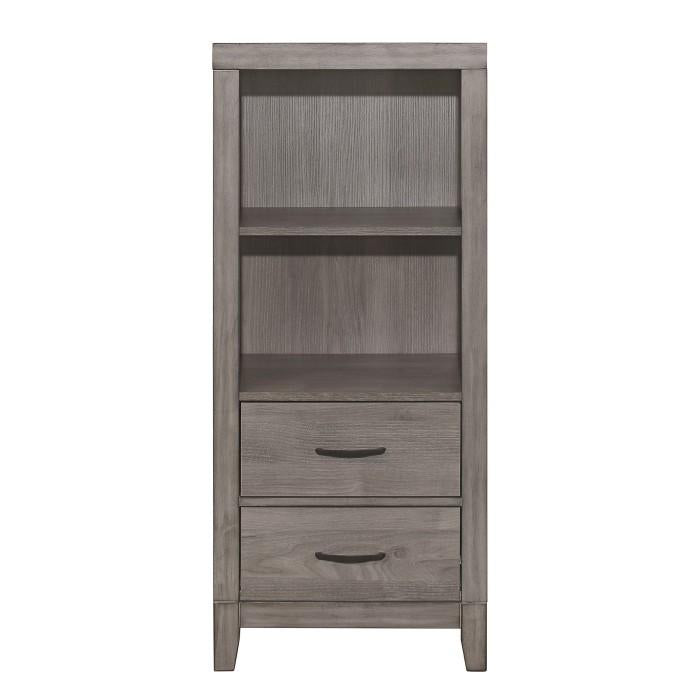 Woodrow Queen Platform Bed in Gray 2042NB-1 - LasVegasFurnitureOnline.com