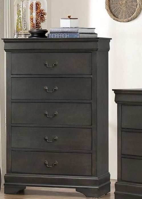 Mayville 5 Drawer Chest in Gray 2147SG-9