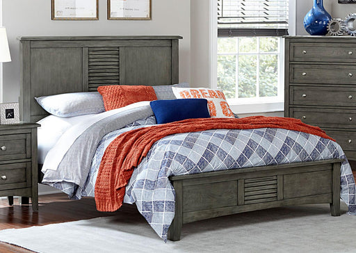 Garcia Queen Panel Bed in Gray 2046-1 - LasVegasFurnitureOnline.com