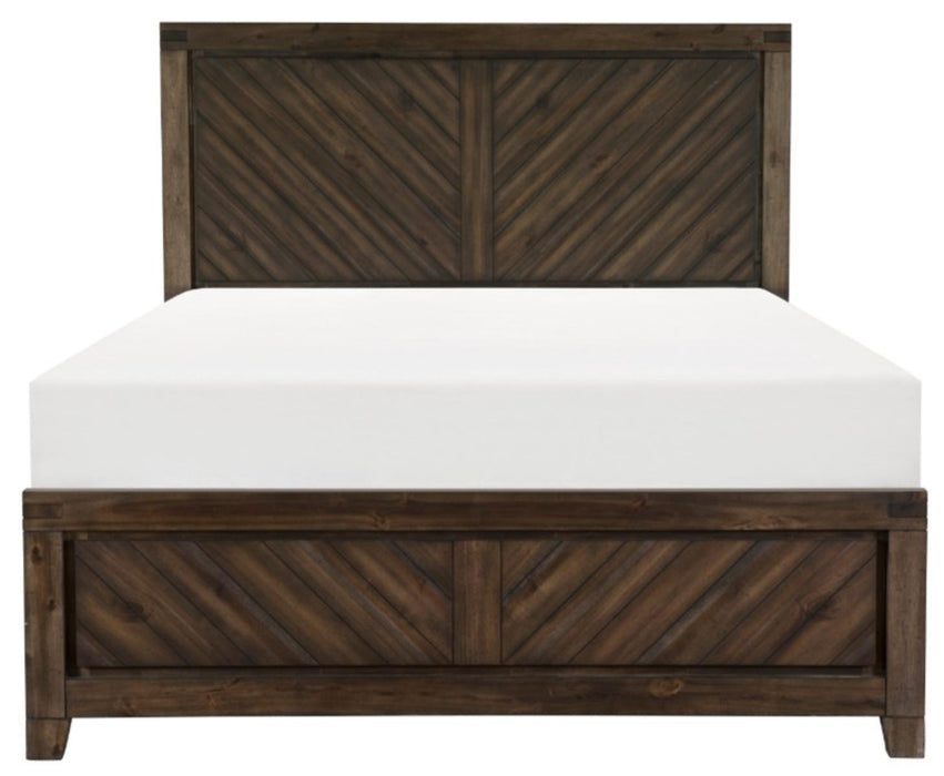 Parnell King Panel Bed in Rustic Cherry 1648K-1EK*