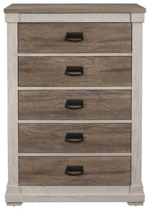 Arcadia Chest in White & Weathered Gray 1677-9
