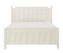 Wellsummer Queen Panel Bed in White 1803W-1* - LasVegasFurnitureOnline.com