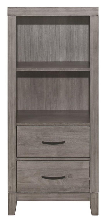 Woodrow Pier/Tower Nightstand in Gray 2042NB-10
