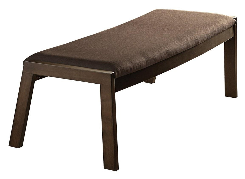 Compson 60"Bench in Natural and Walnut  5431-14