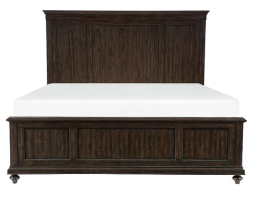 Cardona Queen Panel Bed in Driftwood Charcoal 1689-1* - LasVegasFurnitureOnline.com