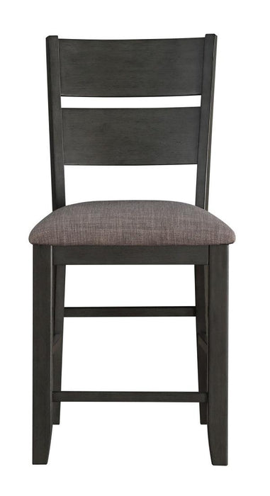 Baresford Counter Height Chair in Gray (Set of 2)