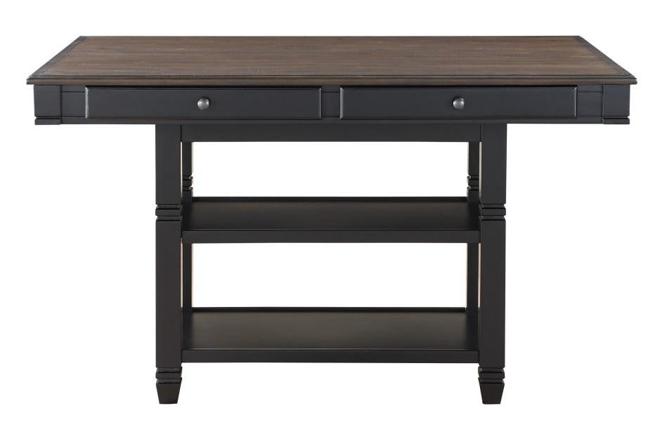 Baywater Counter Height Table in Natural and Black 5705BK-36