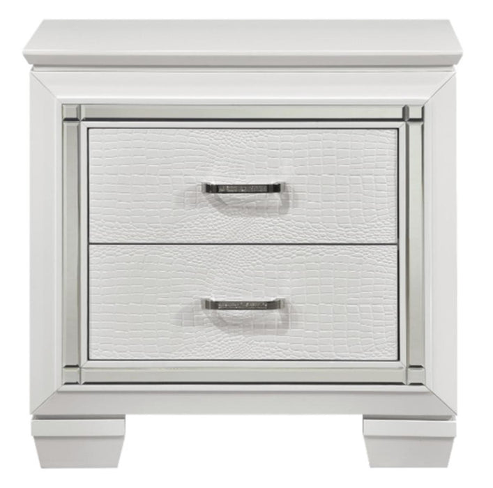 Allura Nightstand in White 1916W-4