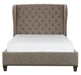 Vermillion Queen Upholstered Panel Bed in Gray 5442-1* - LasVegasFurnitureOnline.com