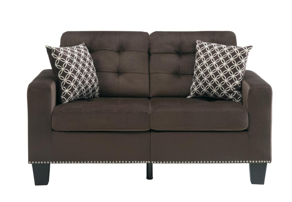 Lantana Loveseat in Chocolate 9957CH-2