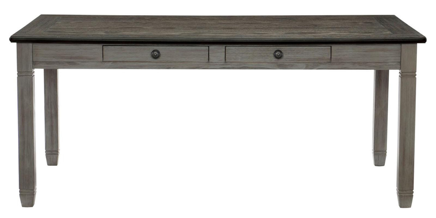 Granby Dining Table in Coffee and Antique Gray 5627GY-72