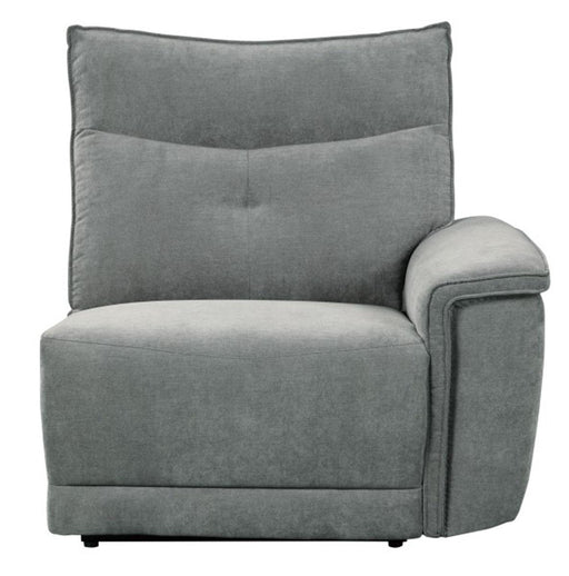 Tesoro Right Side Reclining Chair in Dark Gray 9509DG-RR - LasVegasFurnitureOnline.com