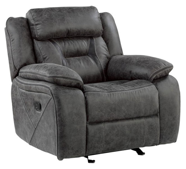 Madrona Hill Glider Reclining Chair in Gray 9989GY-1