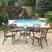 Sanibel 5 Piece Outdoor Dining Set by homestyles - LasVegasFurnitureOnline.com