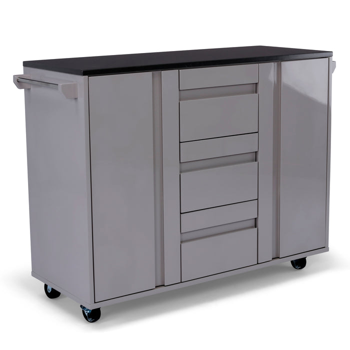 Linear Kitchen Cart by homestyles - LasVegasFurnitureOnline.com