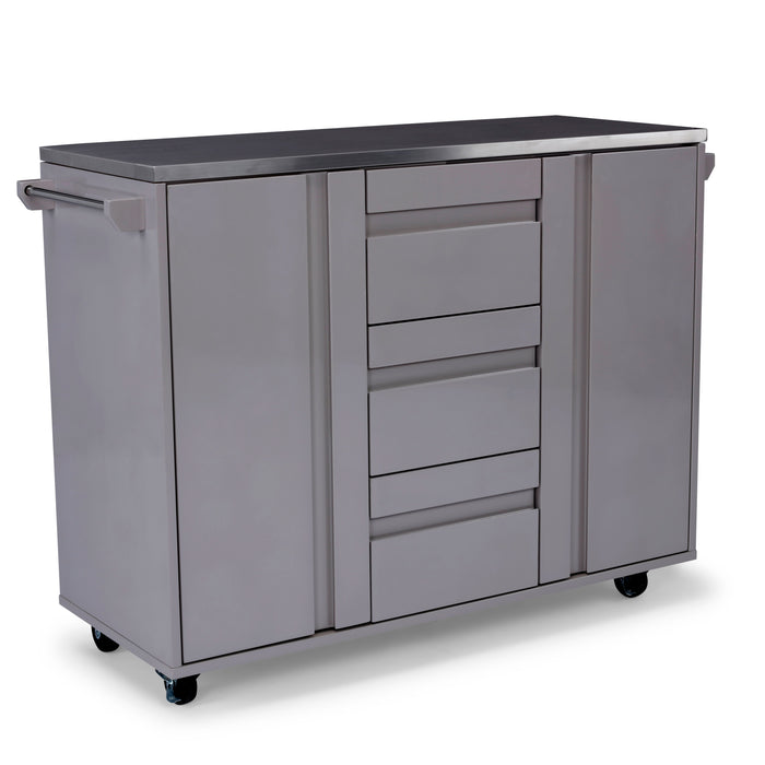 Linear Kitchen Cart by homestyles - LasVegasFurnitureOnline.com