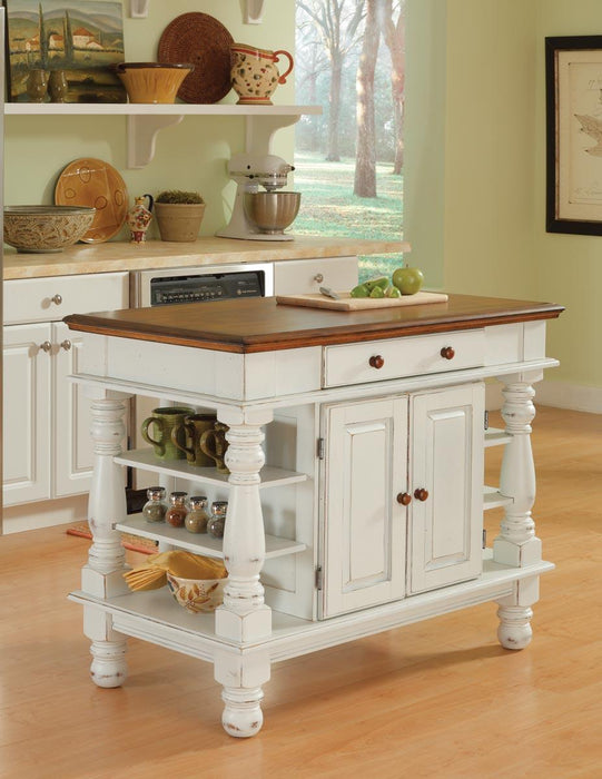 Montauk Kitchen Island by homestyles - LasVegasFurnitureOnline.com
