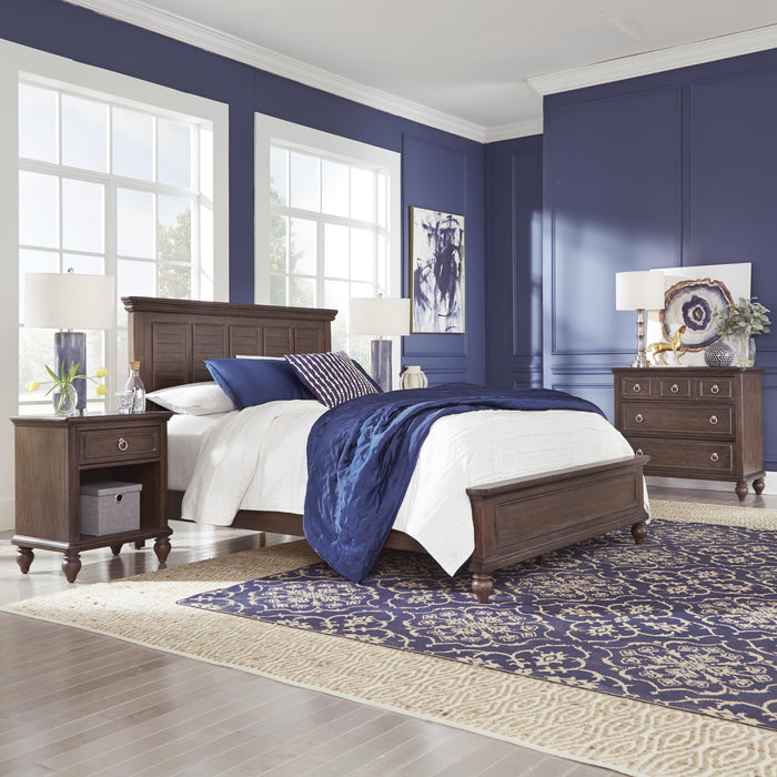 Marie Queen Bed, Nightstand and Chest by homestyles