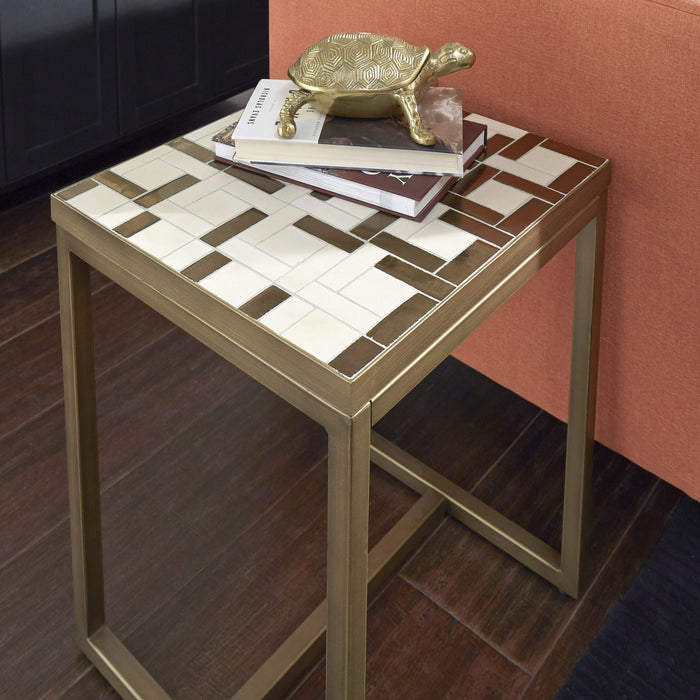 Geometric Ii End Table by homestyles - LasVegasFurnitureOnline.com