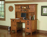 Lloyd Pedestal Desk with Hutch by homestyles - LasVegasFurnitureOnline.com