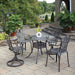 6661-3058 Grenada 5 Piece Outdoor Dining Set by homestyles - LasVegasFurnitureOnline.com