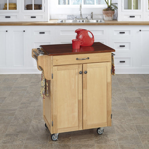 9001-0017G Cuisine Cart Kitchen Cart by homestyles - LasVegasFurnitureOnline.com