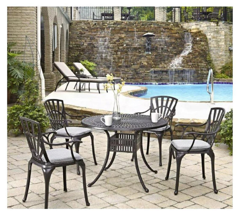 6660-308C Grenada 5 Piece Outdoor Dining Set by homestyles