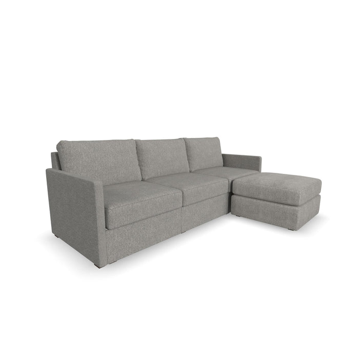 Flex Sofa with Narrow Arm and Ottoman by homestyles