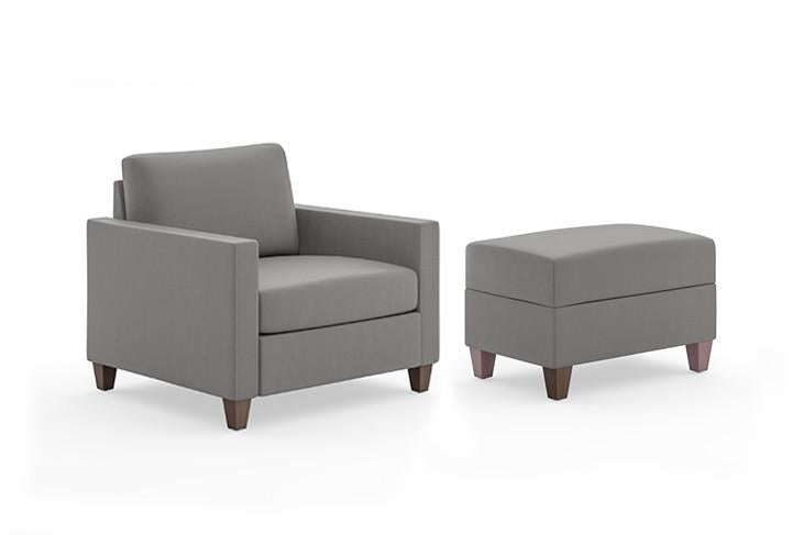 Dylan Armchair and Ottoman by homestyles